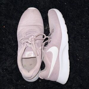 Nike Pink and White Sneakers Air Force 1